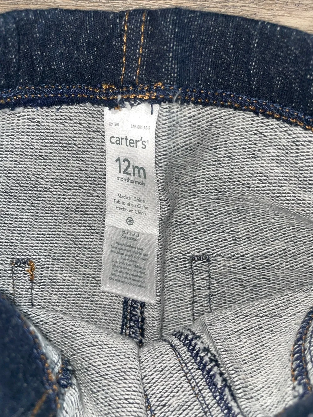 Carter’s Classic Dark Blue Stretch Denim for Toddler